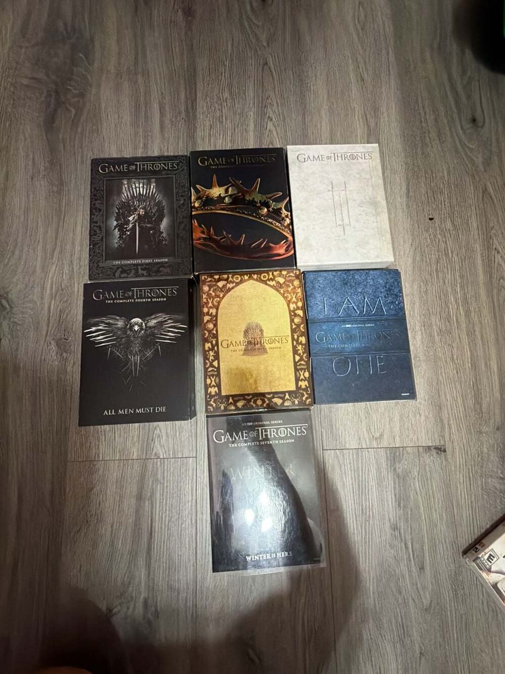 Game of Thrones Seasons 1-7 DVD Box Set Bundle